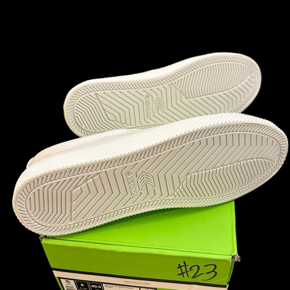 Cariuma OCA Low Off-White Canvas Sneakers Shoes - Picture 8 of 8